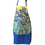 Van Gogh - Iris adult apron