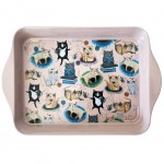 Allen Desings Crazy Cat little tray 21 x 14 cm