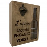 Wooden Bottle Opener Capsule Box