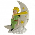 Resin magnet Little Prince on the moon