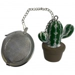 Cactus charm tea ball