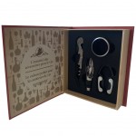 Small sommelier box in the shape of a book