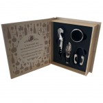 Small sommelier box in the shape of a book