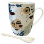 Mug with spoon Arty