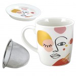 Mug with infuser for tea - Blush