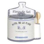 Salt box with spoon - CABOURG