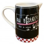 "At the bistrot" ceramic pitcher