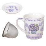 Mug with infuser for tea - VIOLETTE
