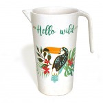 Melamine pitcher - Hello Wild