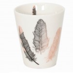 Feathers theme Indian - espresso cup