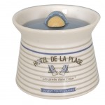 Ceramic salt pot with spoon - CABOURG