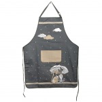 Cats in Love grey adult apron