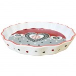 Sweet lovely kitchen ceramic pie dish