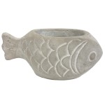 Flower pot - Vivienne Collection - Gray Fish