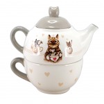 Oliver ceramic solitary teapot