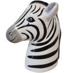 Ceramic Zebra Piggy Bank, 15 cm