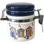 Salt pot with wooden spoon