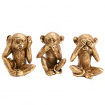 Monkey statues Resin - said nothing, nothing seen, nothing heard