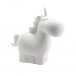 Porcelain unicorn table lamp