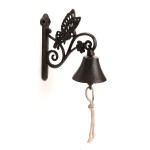 Butterfly Cast Iron Wall Gate Bell