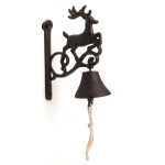 Cast Iron Wall Gate Door Bell Deer