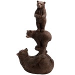 Decorative statuette of funny bears