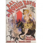 Bal au Moulin Rouge Large metal plate