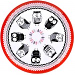 Owl melamine Dish cake 36 cm