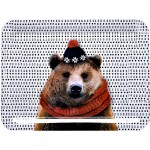 Brown Bear Small melamine tray
