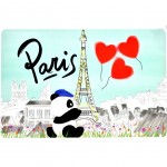 Panda in Paris Placemat