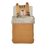 Childrens Bedding Set Funny Tiger  140 x 200 cm