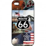 US route 66 case lenticulaire for Iphone 5 séries