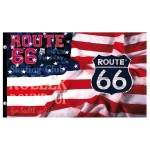 US Route 66 flag