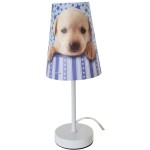 Labrador puppies bedside lamp