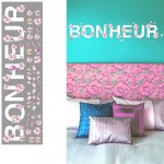 Bonheur stickers 20 x 70 cm