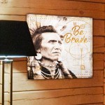 Boho Wooden frame 30 x 30 cm - Be Brave