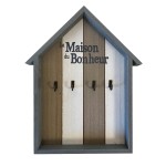 Wooden support for keys - Maison du Bonheur