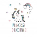 Princess Unicorn wall stickers