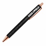 Black Glitter "Pain in the Neck" Pen 14.5 cm