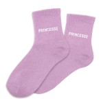 Pink Princess Glitter Socks
