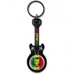 Jamaica Lion Guitar Keyring
