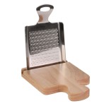 Parmesan grater with its multi-purpose board