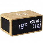 Small alarm clock and induction charger