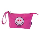 Happy Colours Love vinyl beauty bag