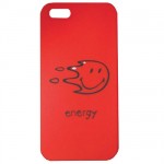 Silicone Case for IPHONE 5 Happy Colors Red Energy