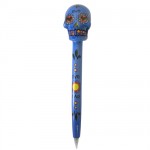 Wooden pen Calavera Blue
