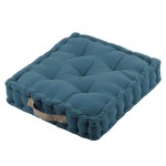 Cotton Floor Cushion 45 cm - Blue