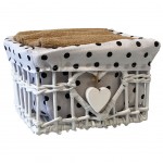 Gift box in wood 6 towels 30 x 30 cm - 290 gr / m2