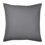 Pillow case organic cotton 65 x 65 cm - Slate Gray