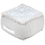 Cotton Floor Cushion 40 x 40 x 25 cm - Bérénice